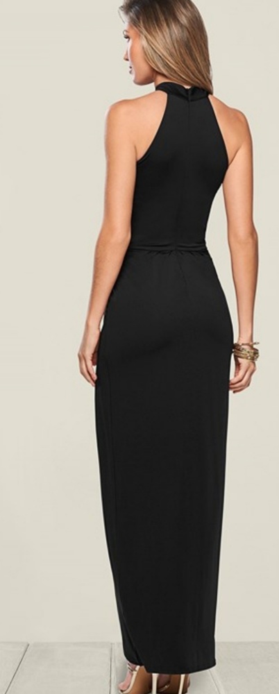 Long drape dress